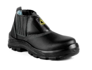BOTA C/ELÁSTICO PRETA C/ BICO COMPOSITE N-35 BRACOL CA 42165