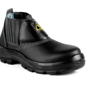 BOTA C/ELÁSTICO PRETA C/ BICO COMPOSITE N-35 BRACOL CA 42165