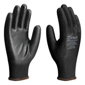 LUVA DE POLIESTER COM PU PRETO G IMBAT CA 41761