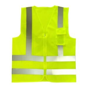 COLETE REFLETIVO 1 BOLSO AMARELO G VOLK